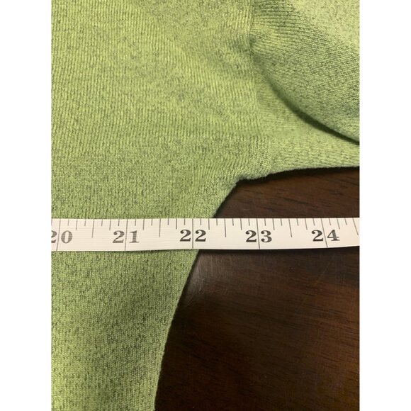 Misslook L Lightweight Floral Cotton Casual Knit Henley Sweater Green - Picture 4 of 8